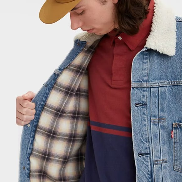 Levi's Premium Lined Trucker NWT - Picture 5 of 5